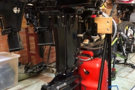 a close up of an engine