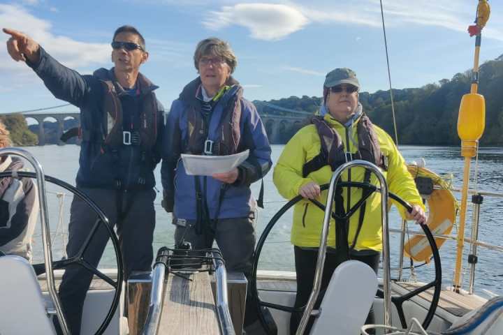 a group of people posing for the camera