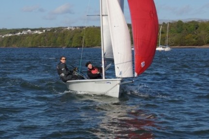 a small boat in a body of water